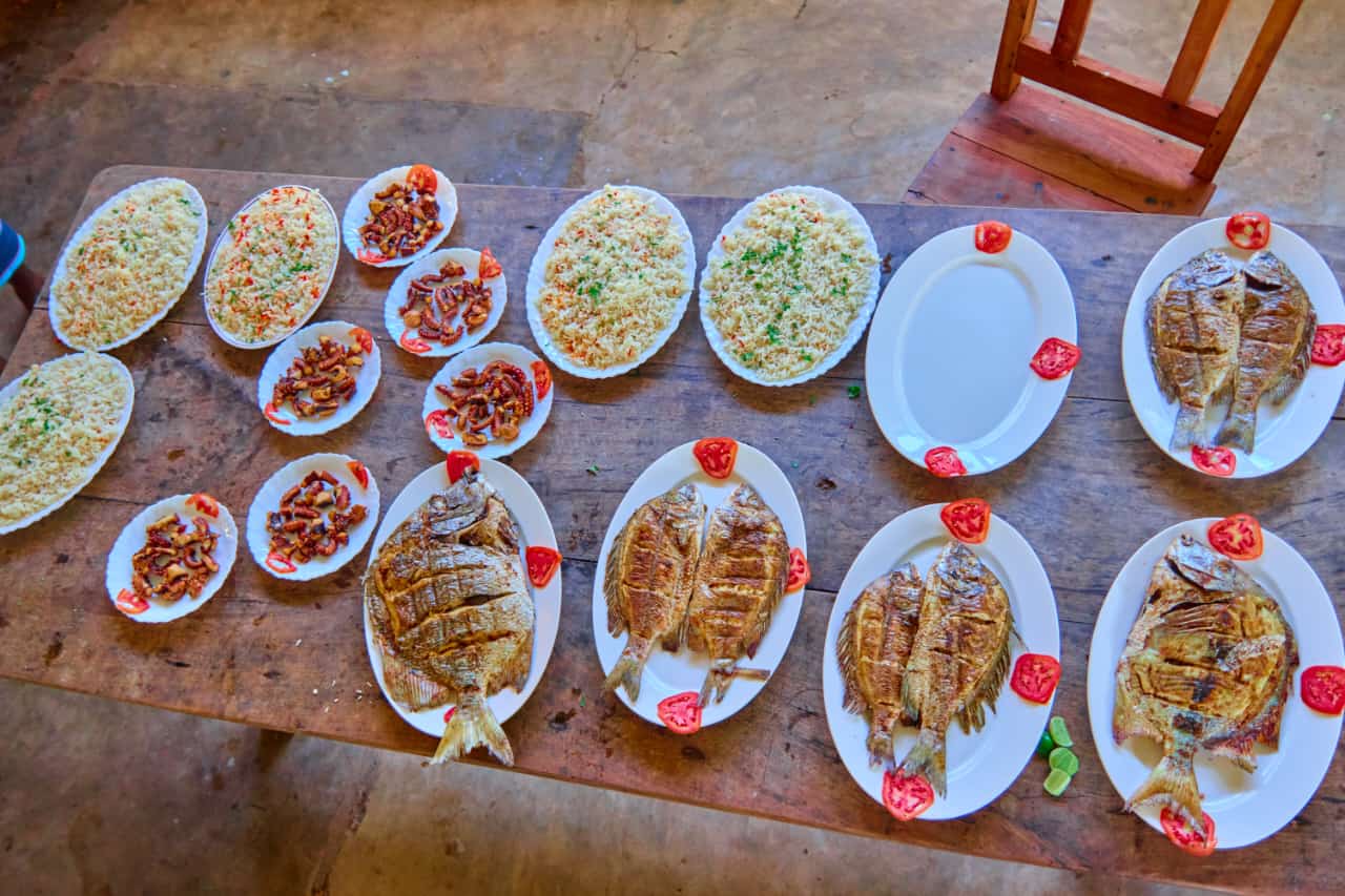 pranzo robinson island